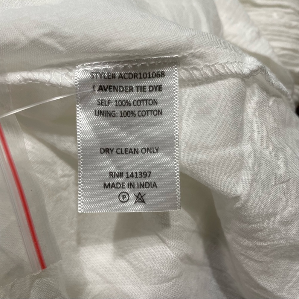 ASTR the Label Honeymoon Lace Midi Dress White Size S Pin-tuck Lace Cotton NWT - Picture 14 of 16